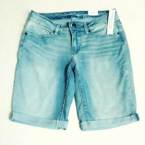 TIME AND TRU Long 10 Inch Denim Shorts